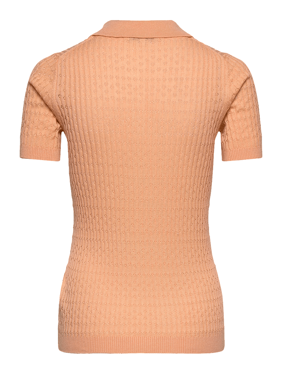Rosemunde - RWSamira SS Knit Pullover - pullover - peach fuzz - 1