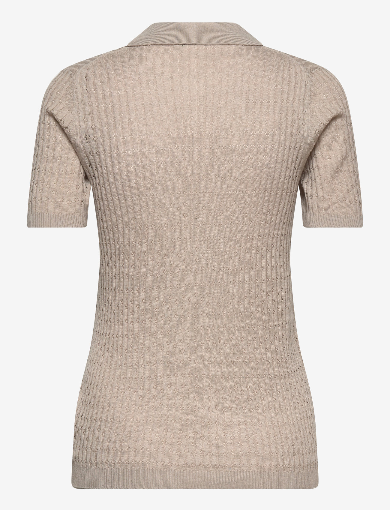 Rosemunde - RWSamira SS Knit Pullover - jumpers - silver lining - 1