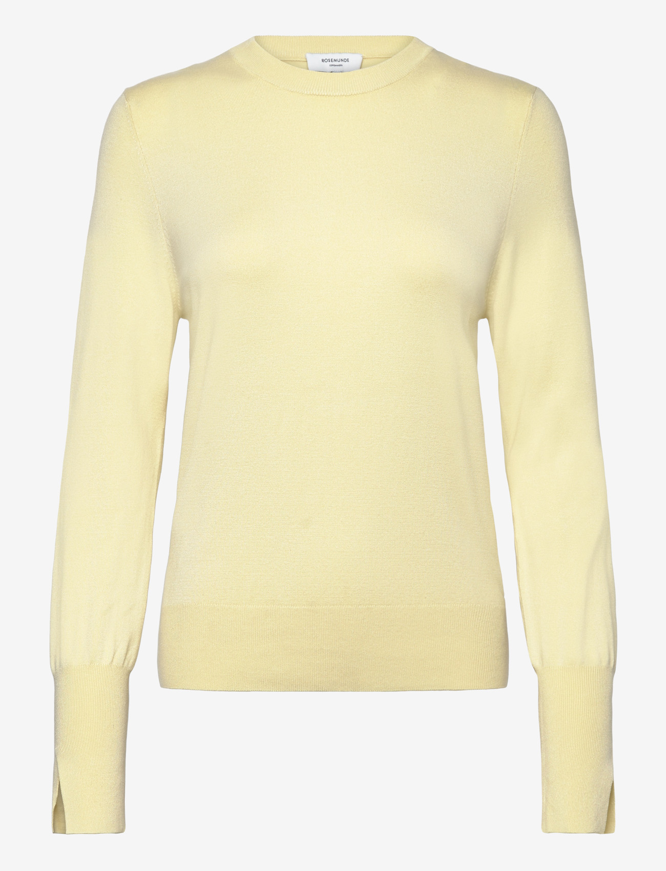 Rosemunde - RWDenise LS Regular O-neck Pullover - pastel yellow - 0