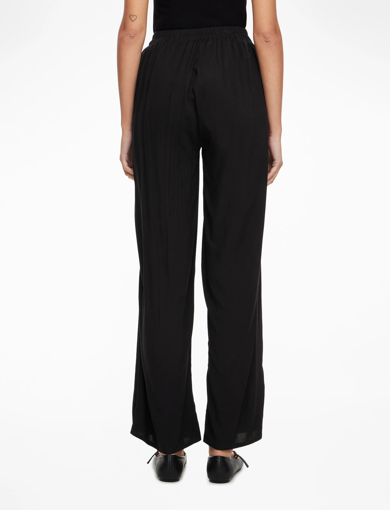 Rosemunde - RWElif MW Trousers - laia säärega püksid - black - 4