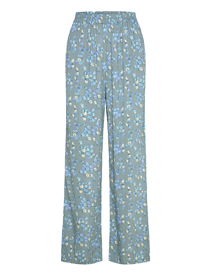 Rosemunde - RWElif MW Trousers - hose mit geradem bein - floating flower print - 0