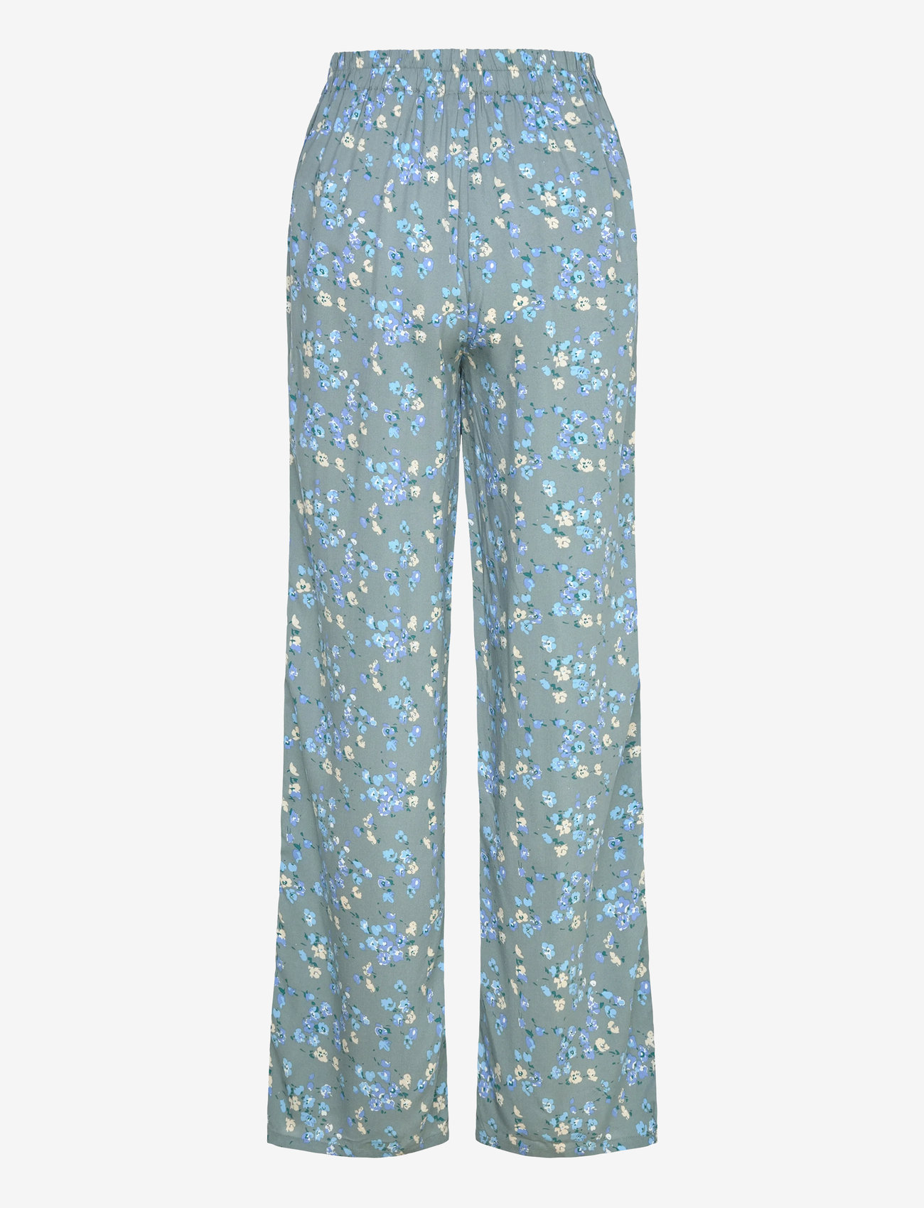 Rosemunde - RWElif MW Trousers - bukser med brede ben - floating flower print - 1