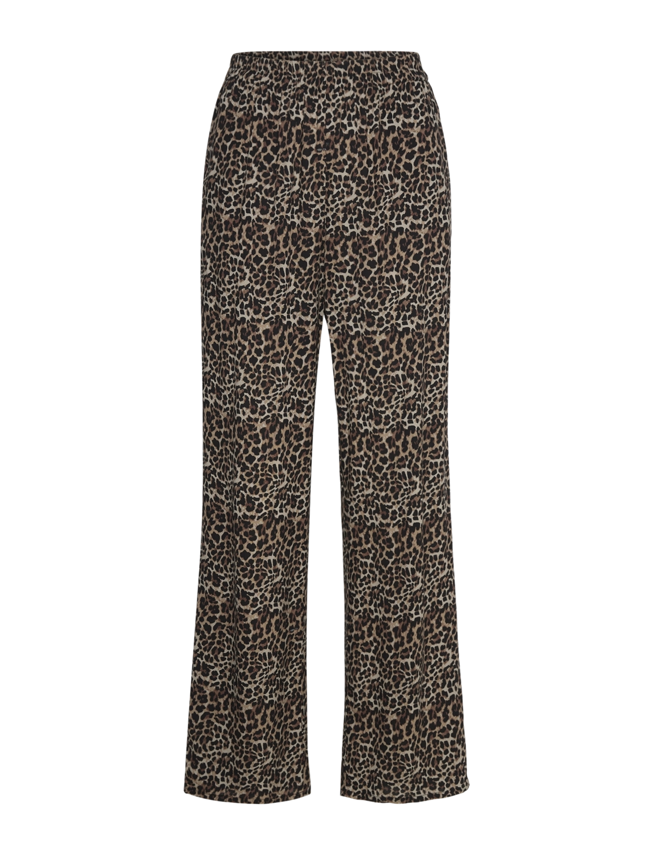 Rosemunde RWElif MW Trousers - Bukser - LEOPARD PRINT / brown