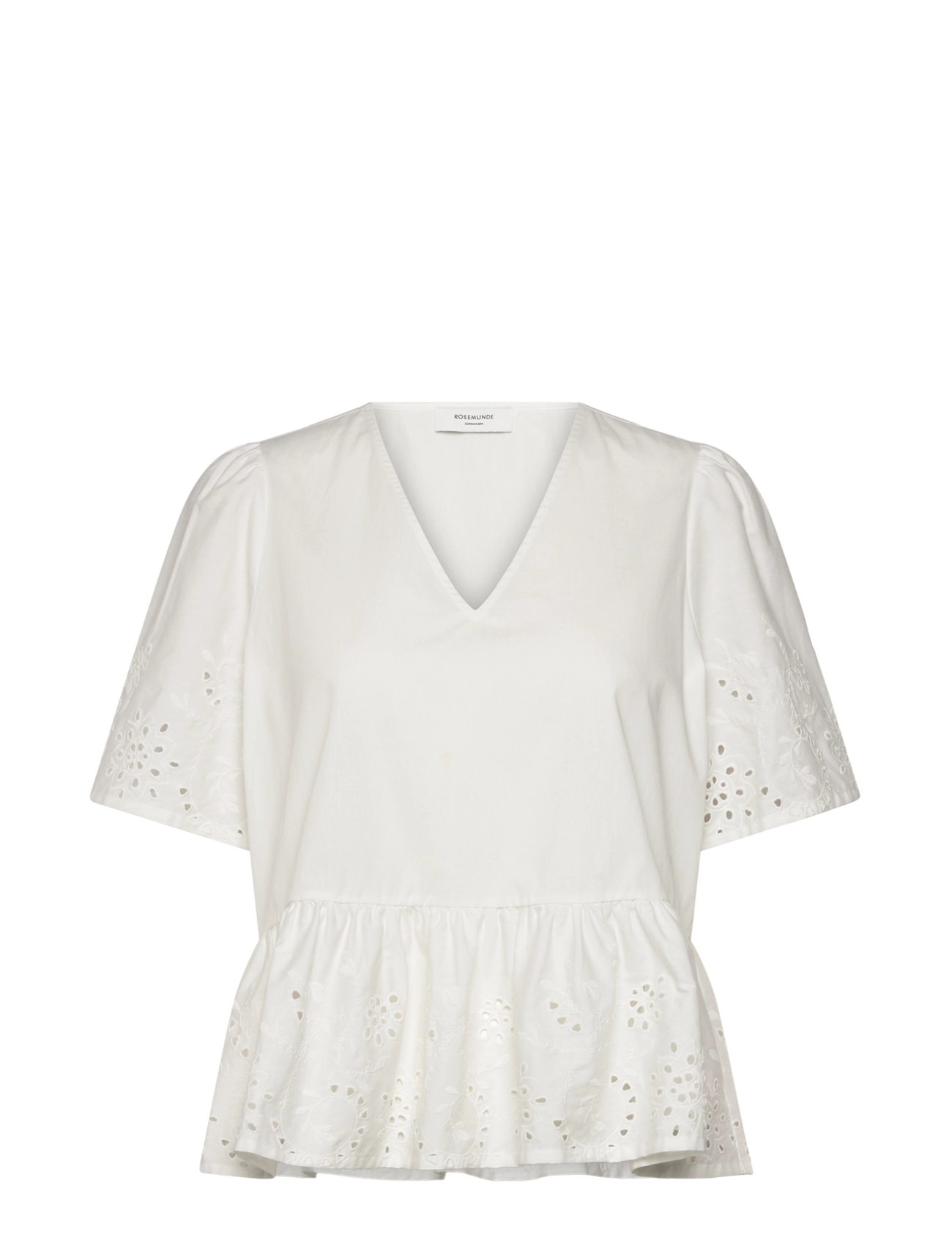 Rosemunde RWLauren SS Regular Blouse - Bluser - NEW WHITE / white