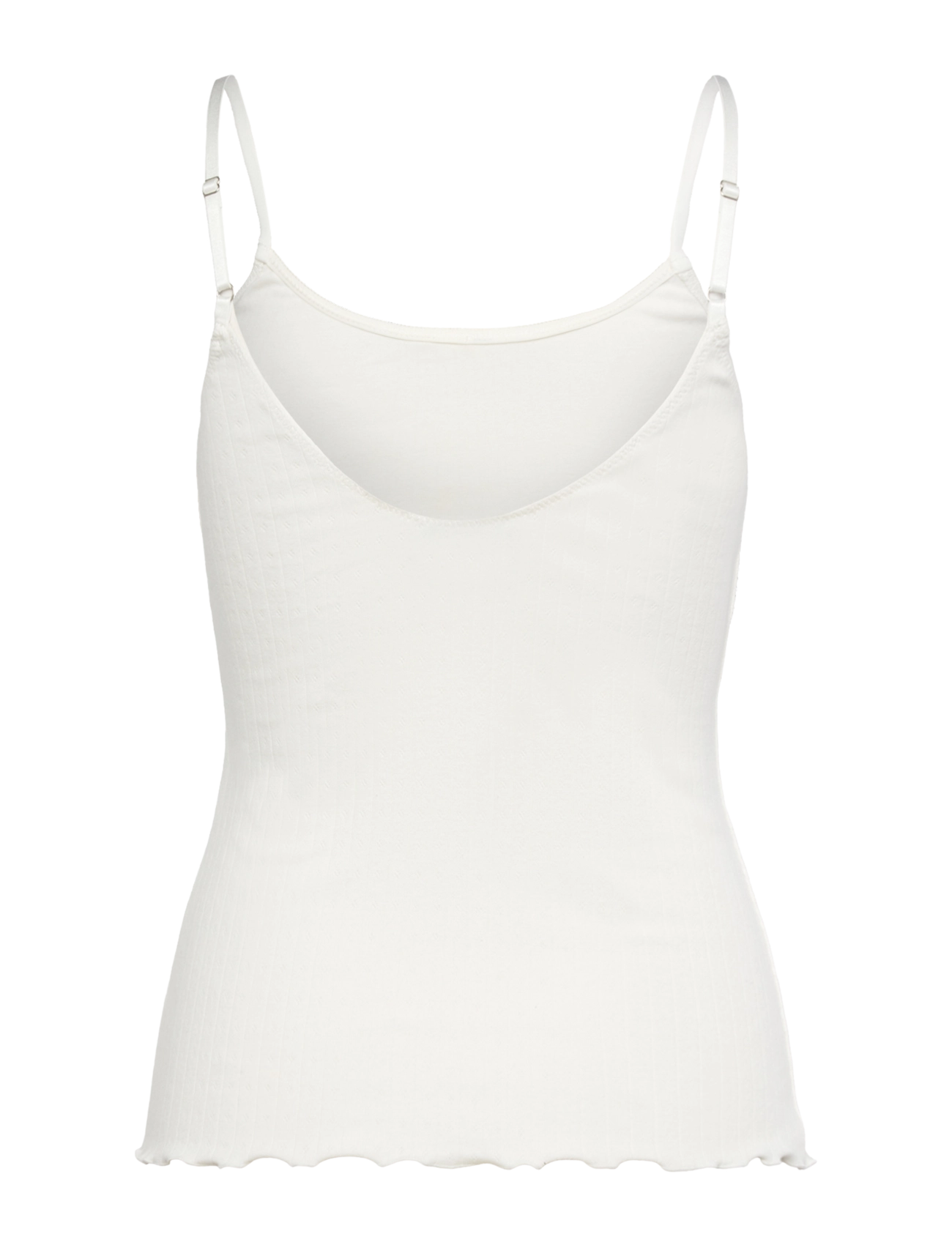 Rosemunde - RWBelmo Pointelle SL Strap Top - Ärmellose tops - cloud dancer - 2
