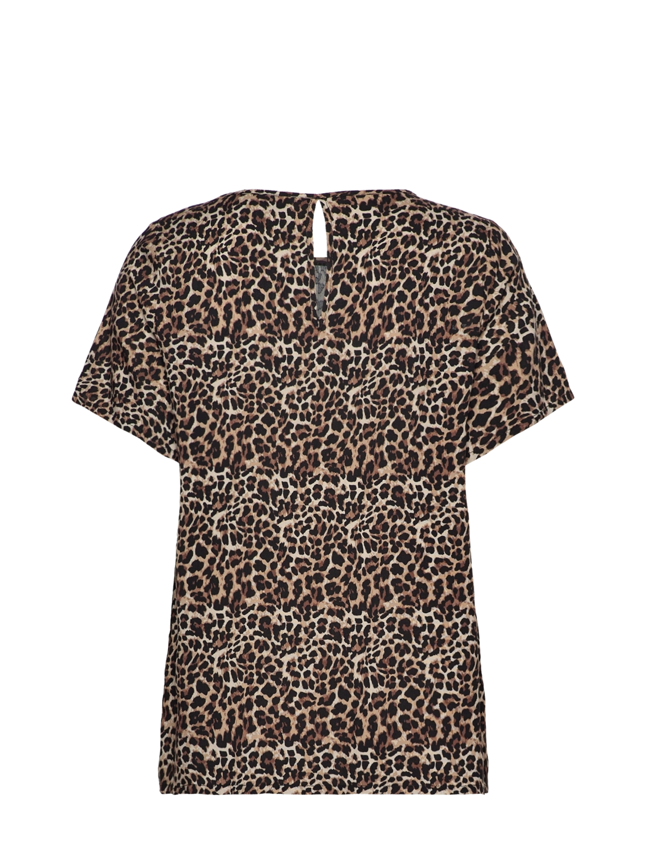 Rosemunde - RWElif SS Blouse - kurzämlige blusen - leopard print - 2