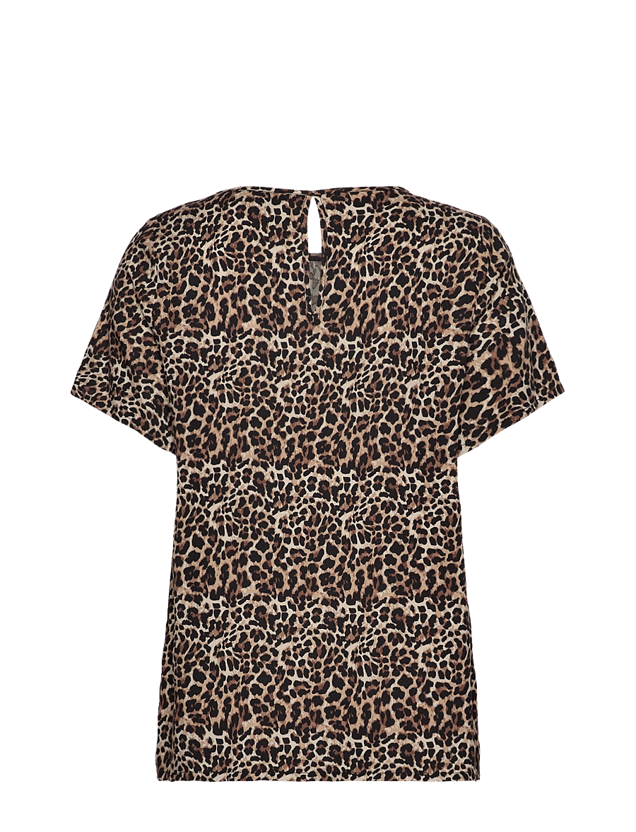 Rosemunde - RWElif SS Blouse - short-sleeved blouses - leopard print - 2