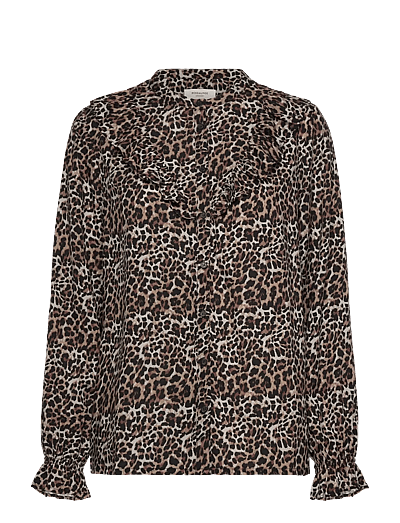 Elif Ls Frill Shirt - LangæRmede Bluser