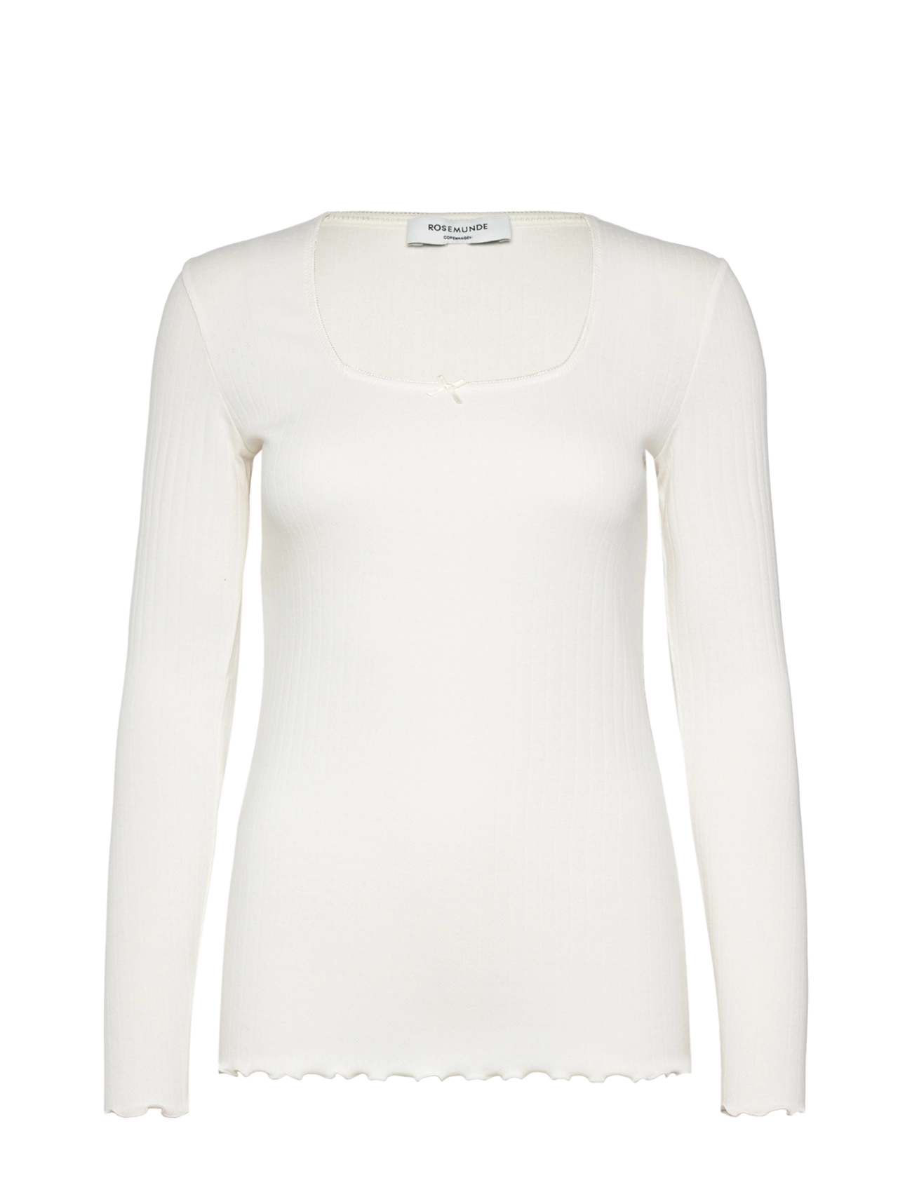 Rosemunde RWBelmo LS t-shirt - Undertøj - CLOUD DANCER / cream