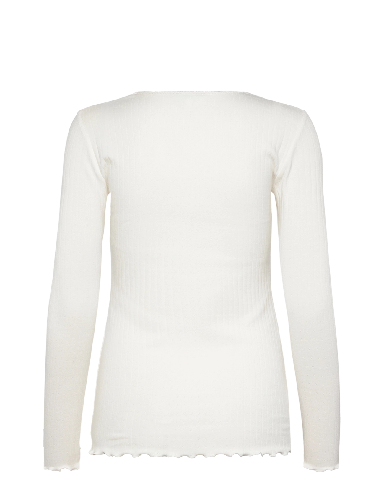 Rosemunde - RWBelmo LS t-shirt - hauts - cloud dancer - 2