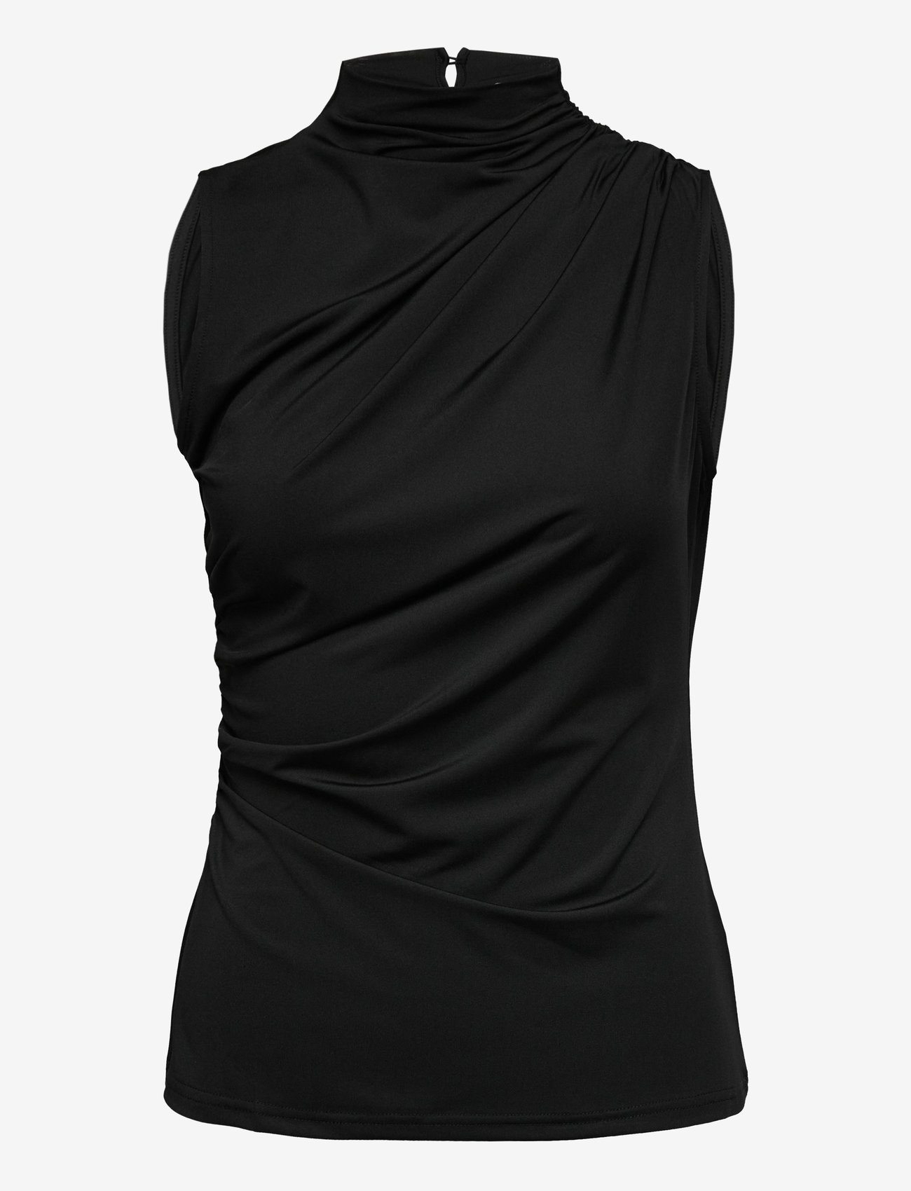 Rosemunde - RWBillie SL drape top - Ärmellose tops - black - 0