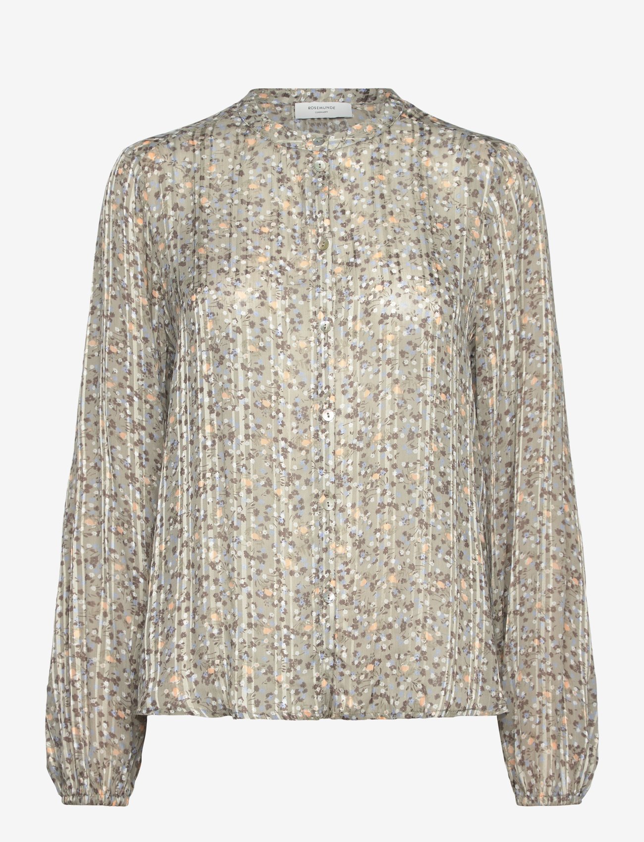 Rosemunde - RWGloria LS Shirt - long-sleeved shirts - full blossom print - 0