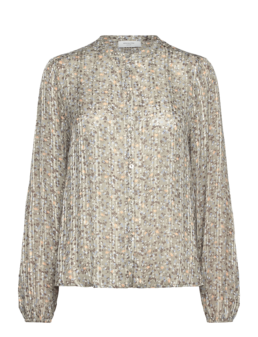 Rosemunde - RWGloria LS Shirt - langärmlige hemden - full blossom print - 0