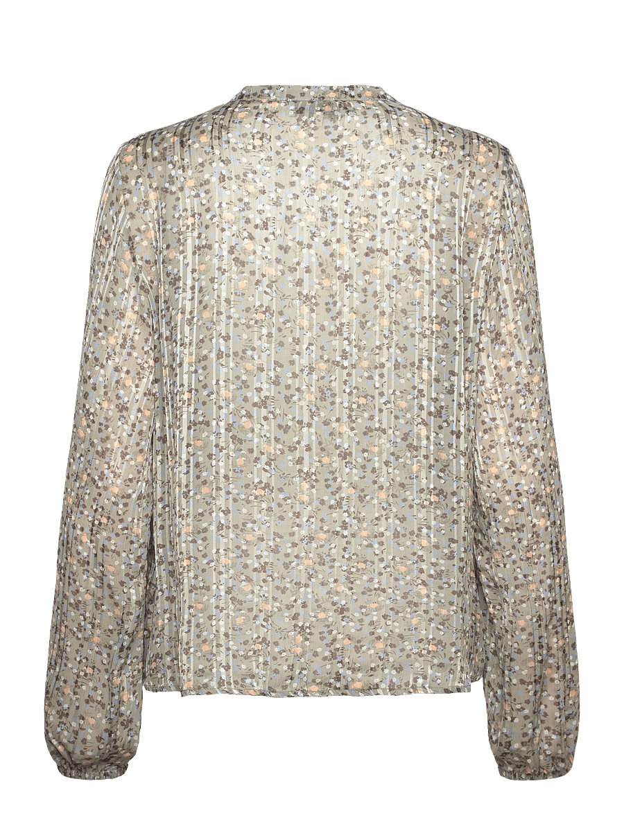 Rosemunde - RWGloria LS Shirt - langärmlige hemden - full blossom print - 1