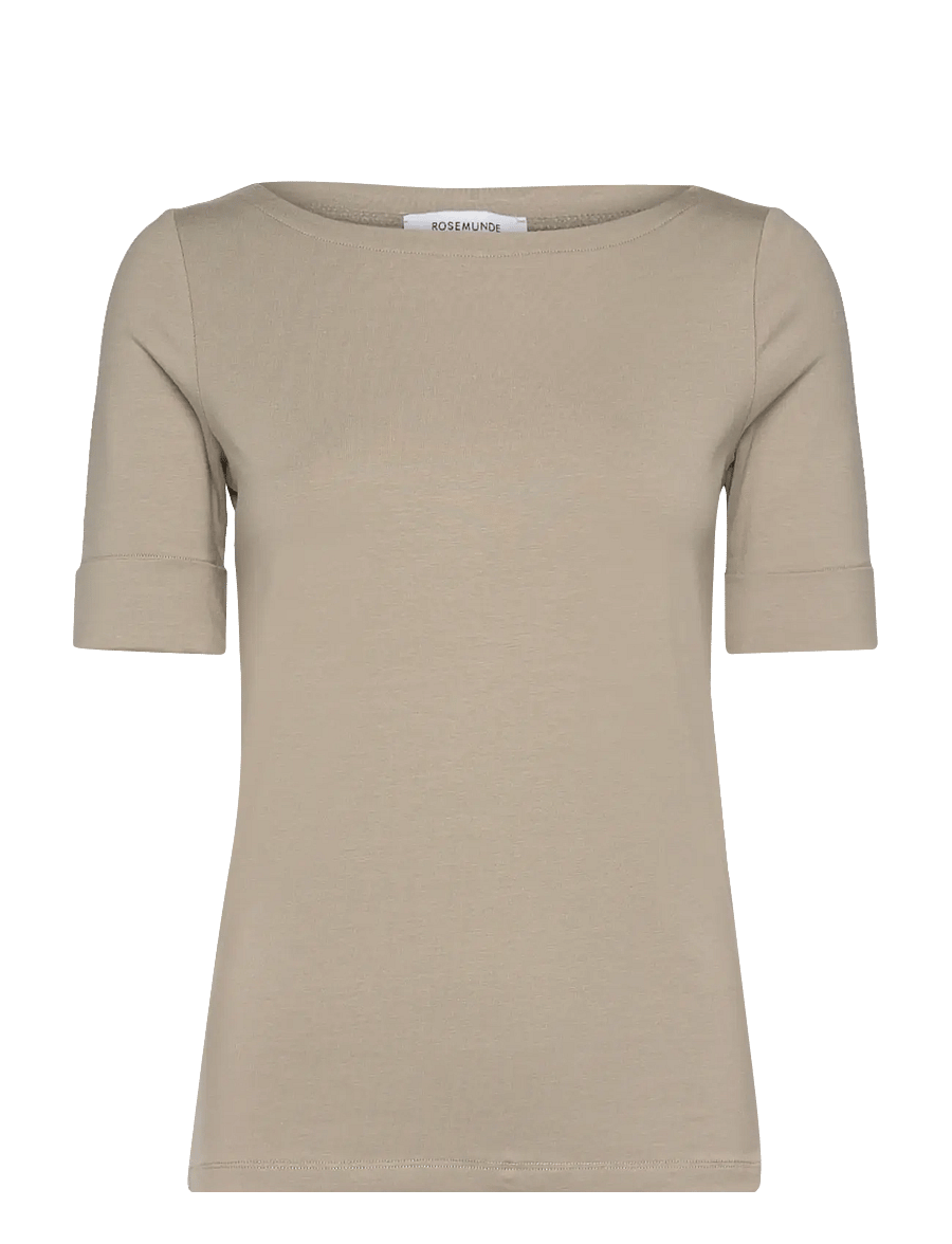 Rosemunde - RWNanna 2/4 Boatneck T-shirt - laurel oak - 0