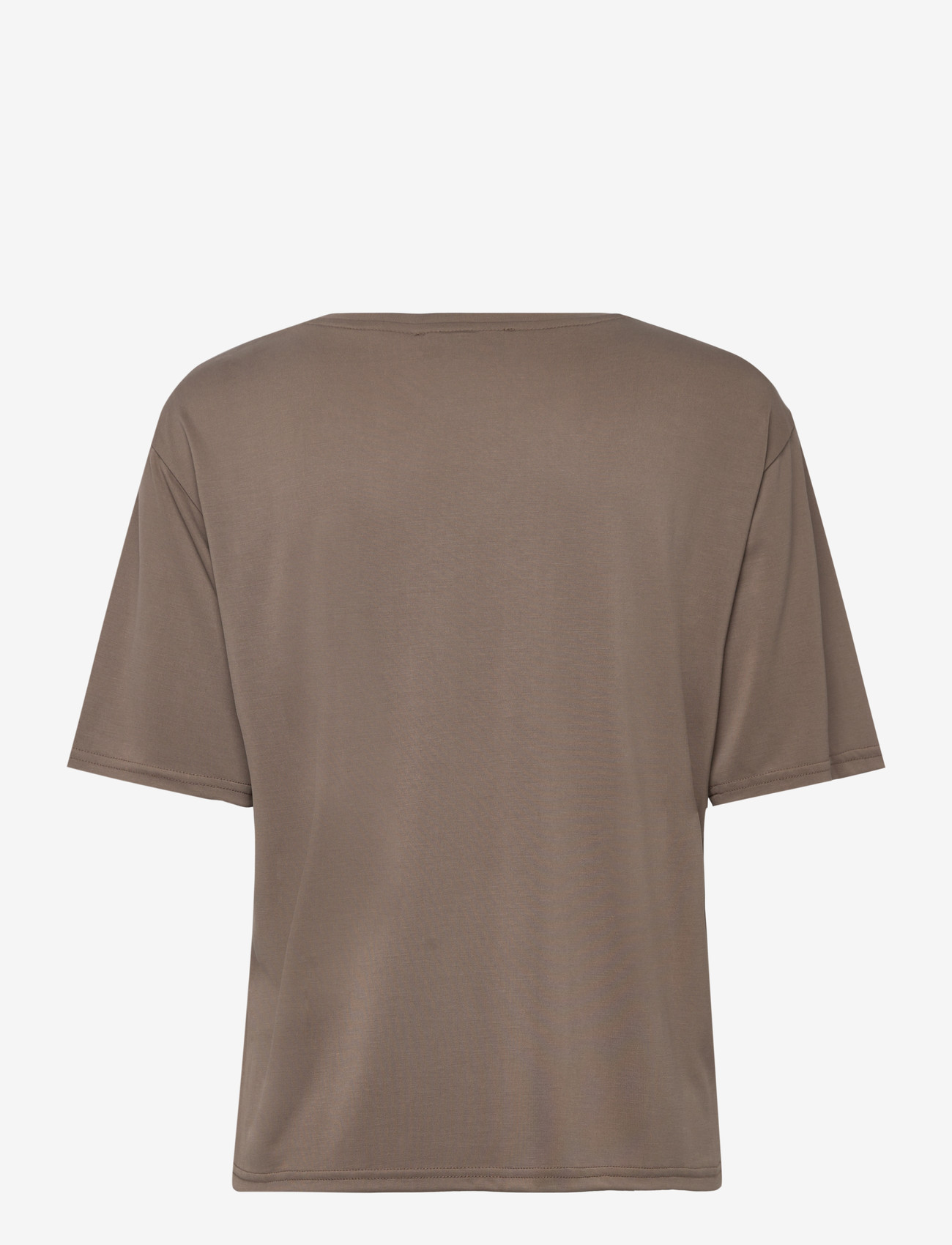 Rosemunde - RWElma SS V-Neck T-shirt - t-shirts - falcon - 1