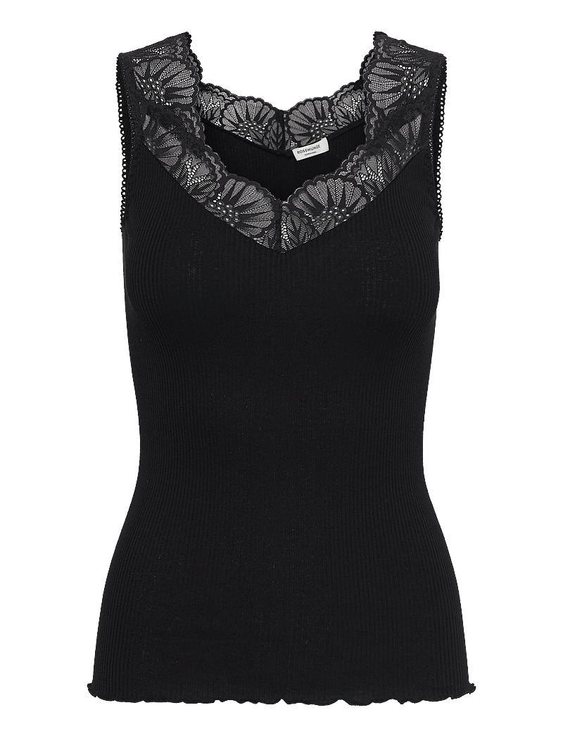 Rosemunde - RWBeatha SL Lace Top - Ärmellose tops - black - 0