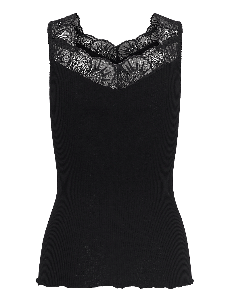 Rosemunde - RWBeatha SL Lace Top - Ärmellose tops - black - 1