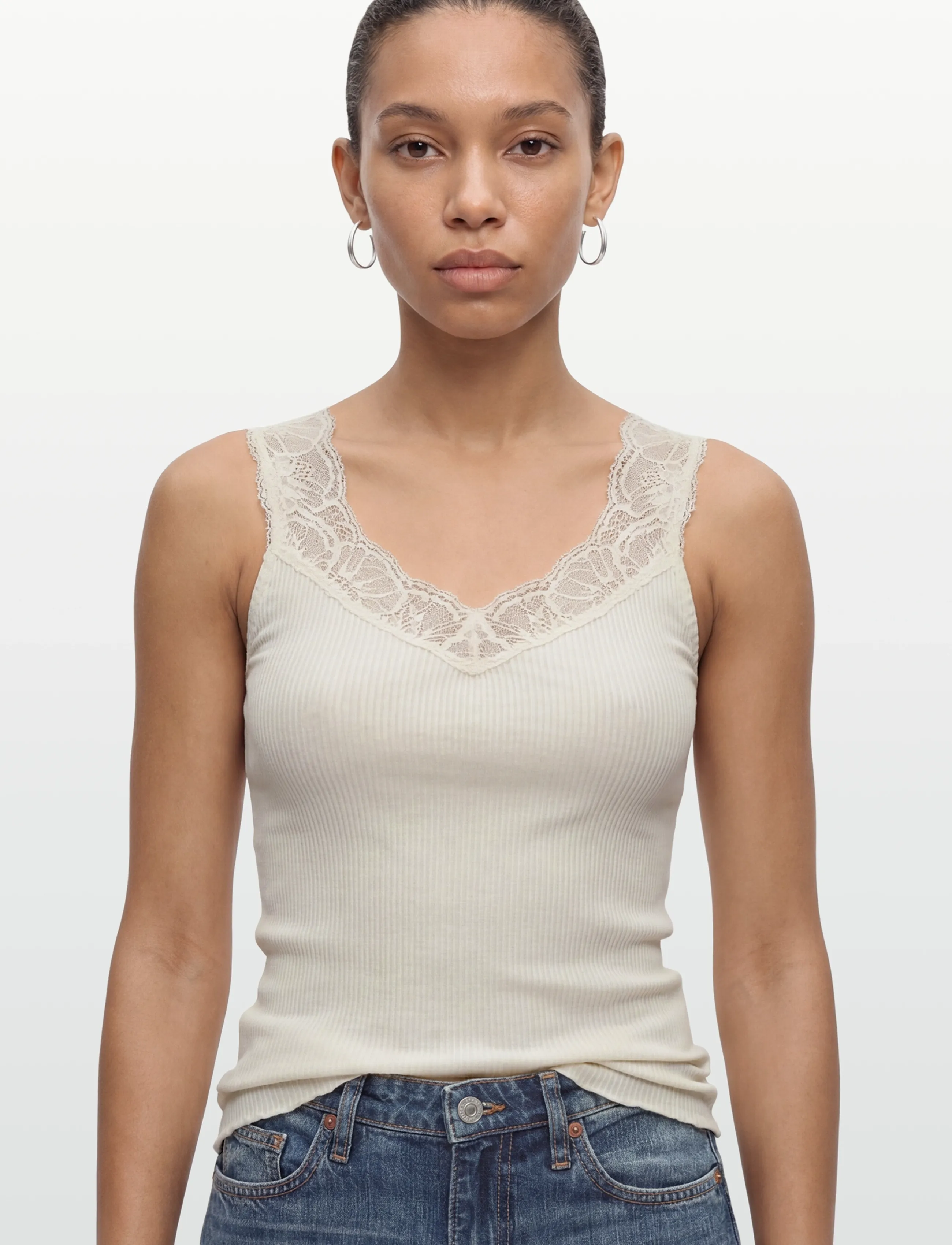 Rosemunde Rwbeatha Sl Lace Top toppar dam – bild 2
