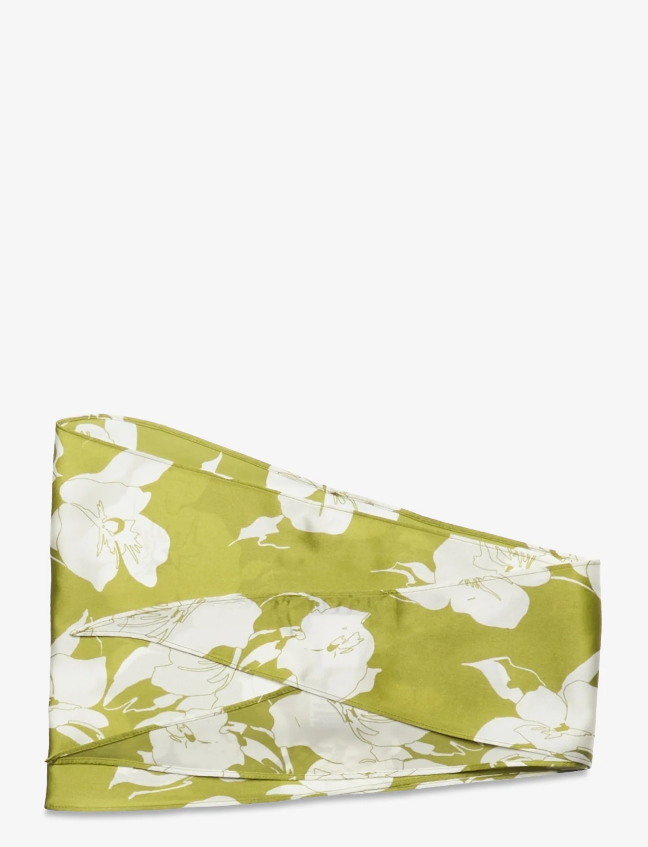 Rosemunde - RHJoan Diamond scarf - lette skjerf - flower moss print - 1