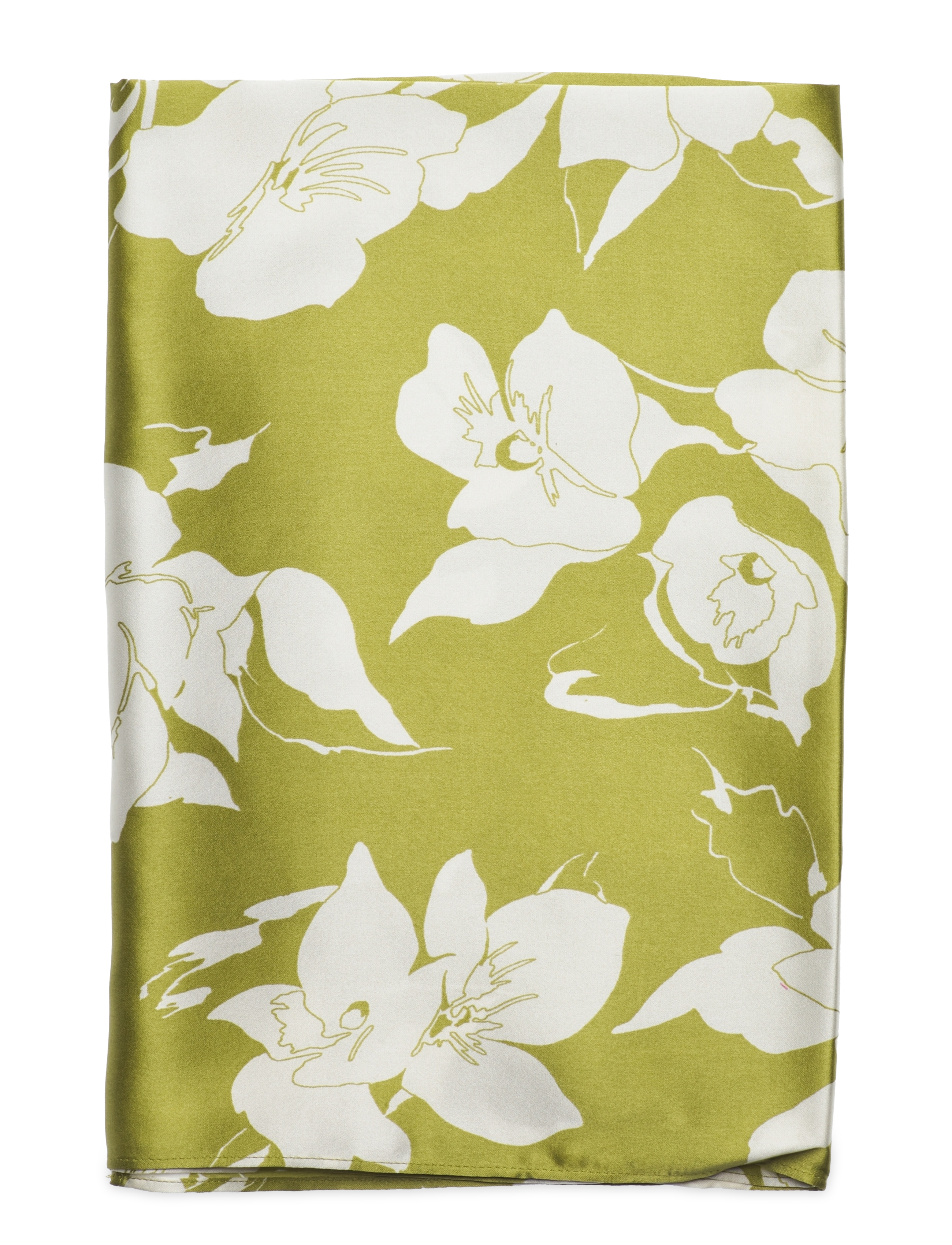 Rosemunde - RHJoan Square Scarf - flower moss print - 1