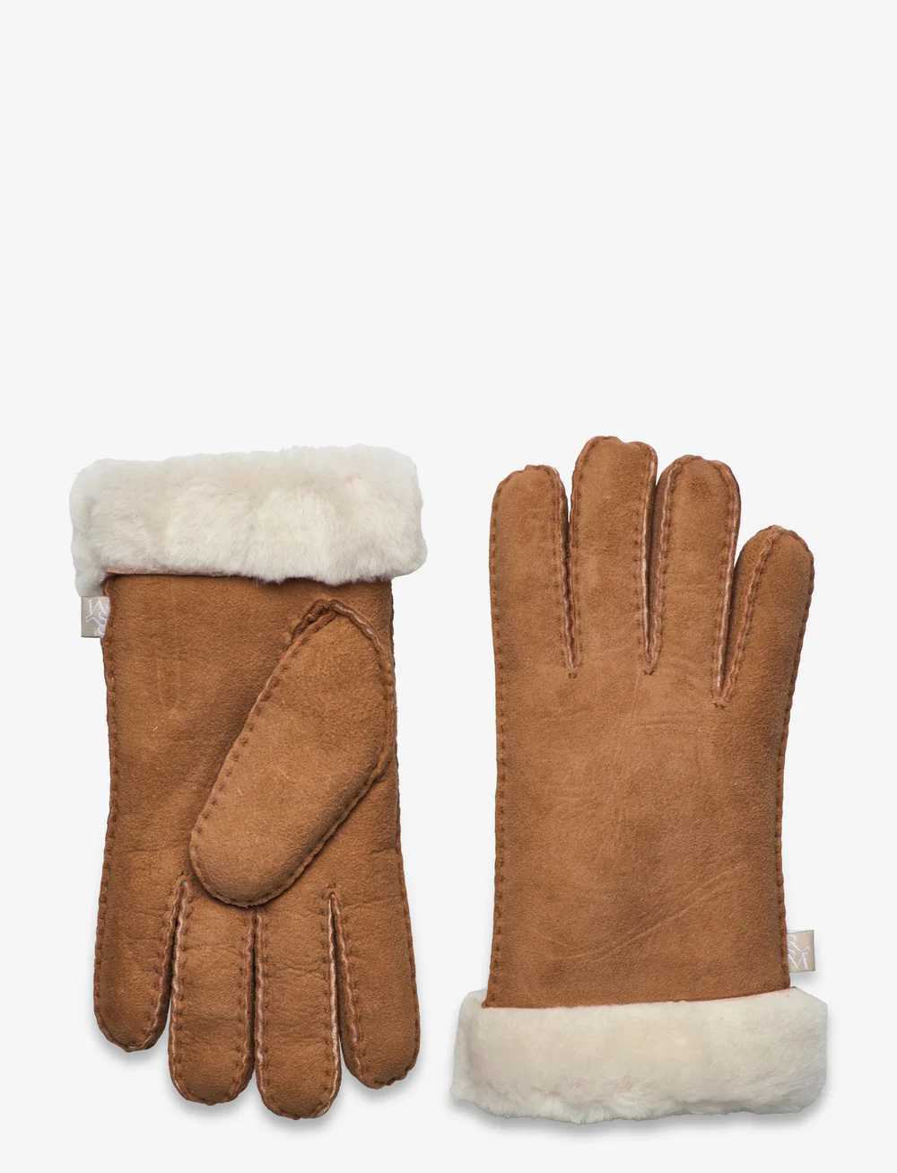 Rosemunde - RHSydney Shearling Gloves - fingerhandschuhe - almond - 0