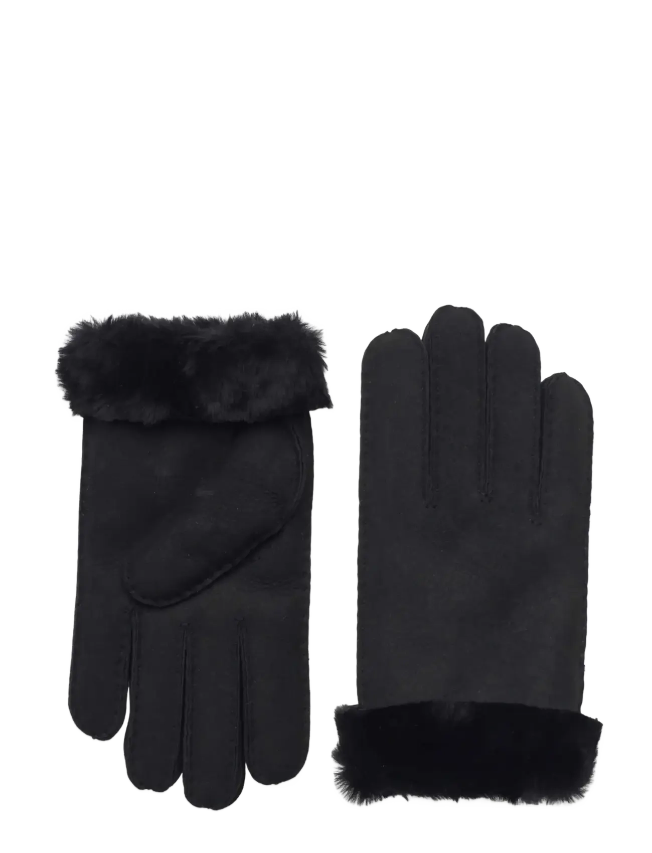 Rosemunde RHSydney Shearling Gloves - Accessories - BLACK / black