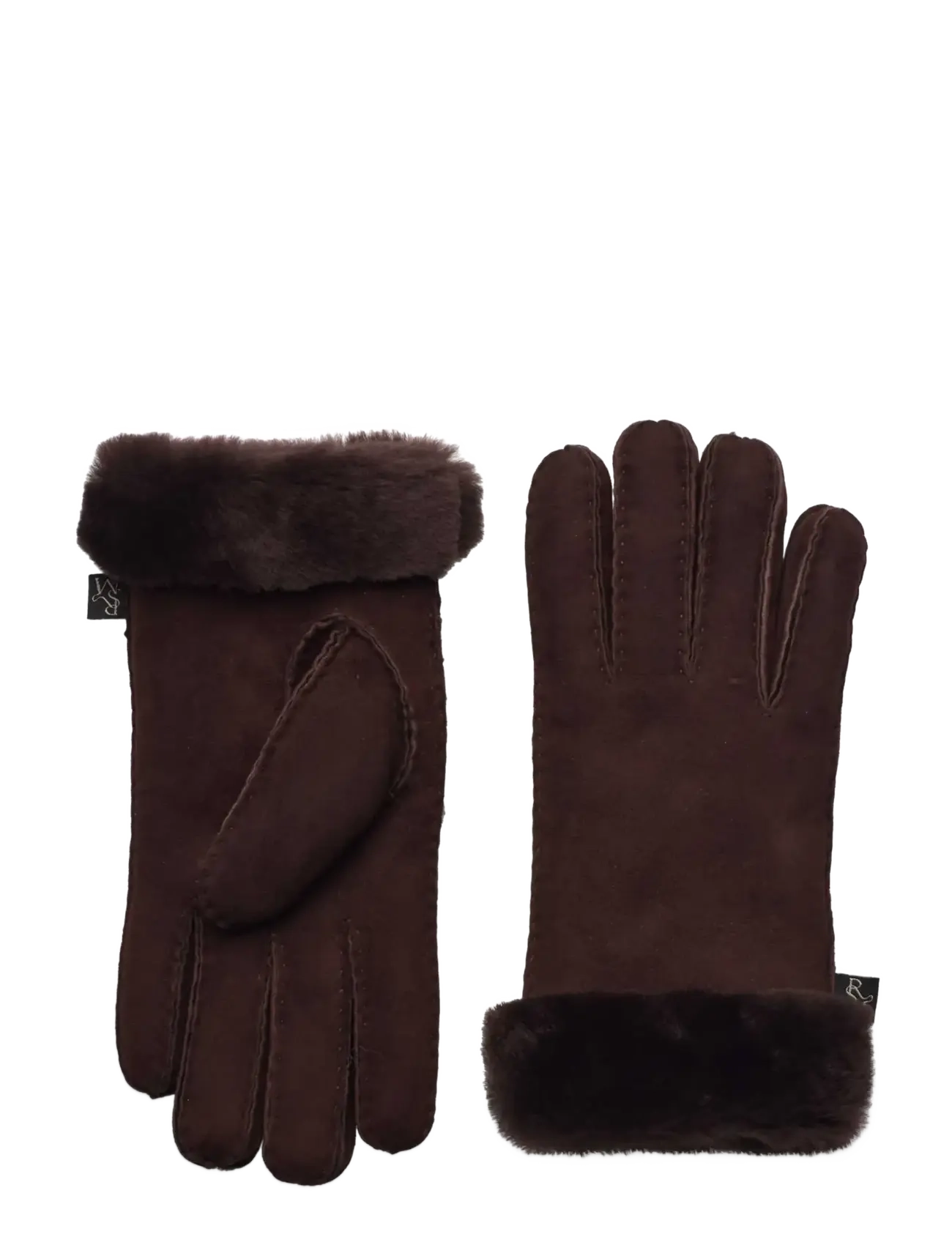 ROSEMUNDE Rhsydney Shearling Handschuhe Braun - M/L - Damen
