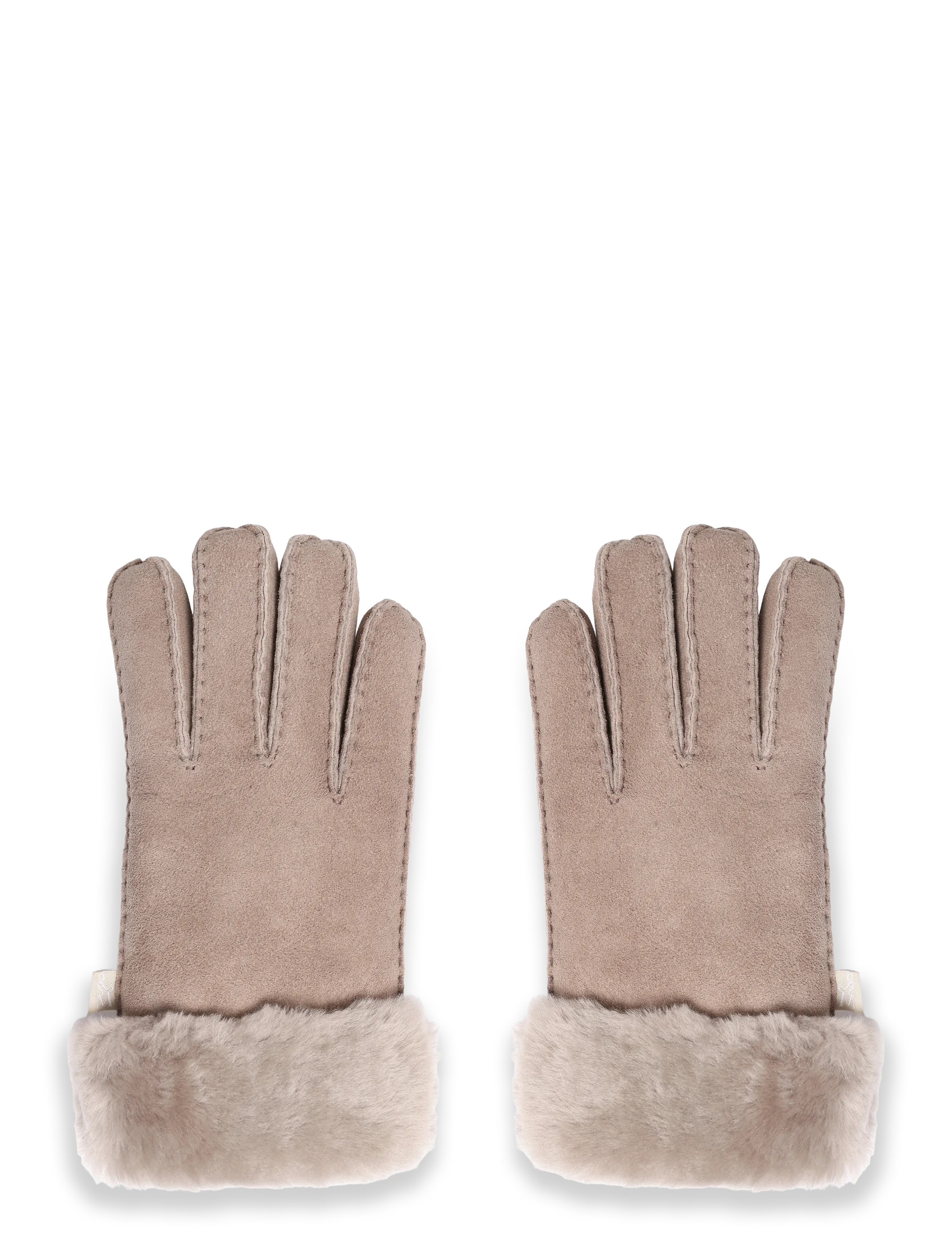 Rosemunde Rhsydney Shearling Gloves, Kvinder, Shearling Handsker, Brun, Str: M/L