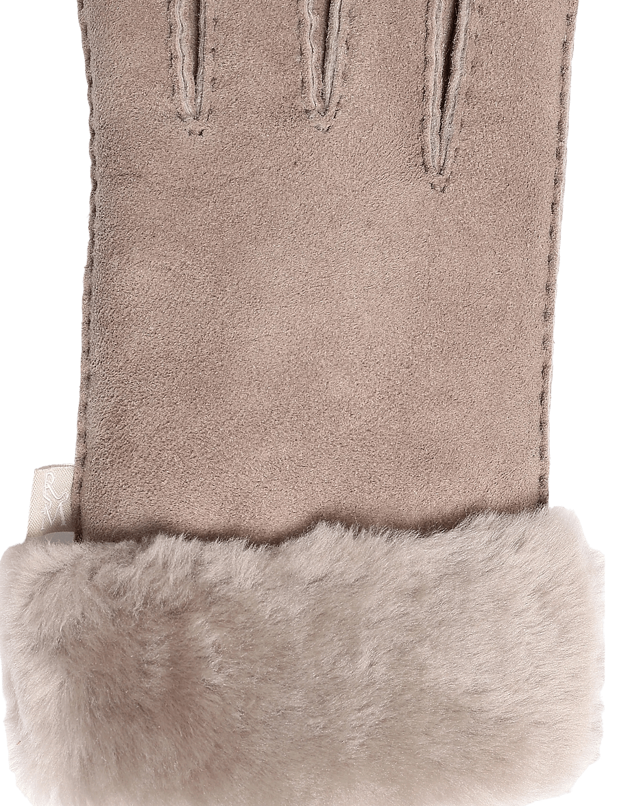 Rosemunde - RHSydney Shearling Gloves - læderhandsker - elk brown - 2