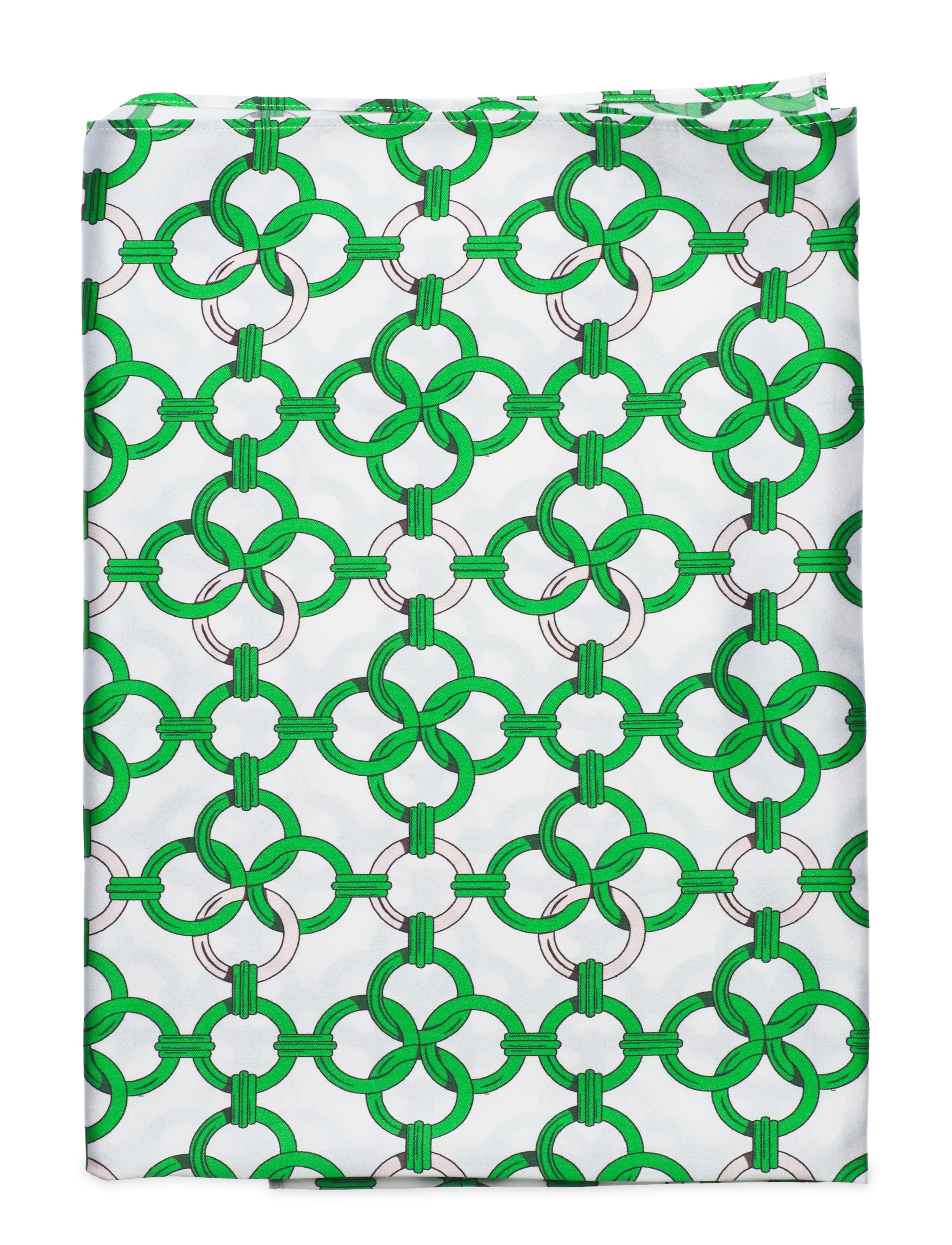 Rosemunde - RHUlka Sqaure scarf - green marrakesh print - 1