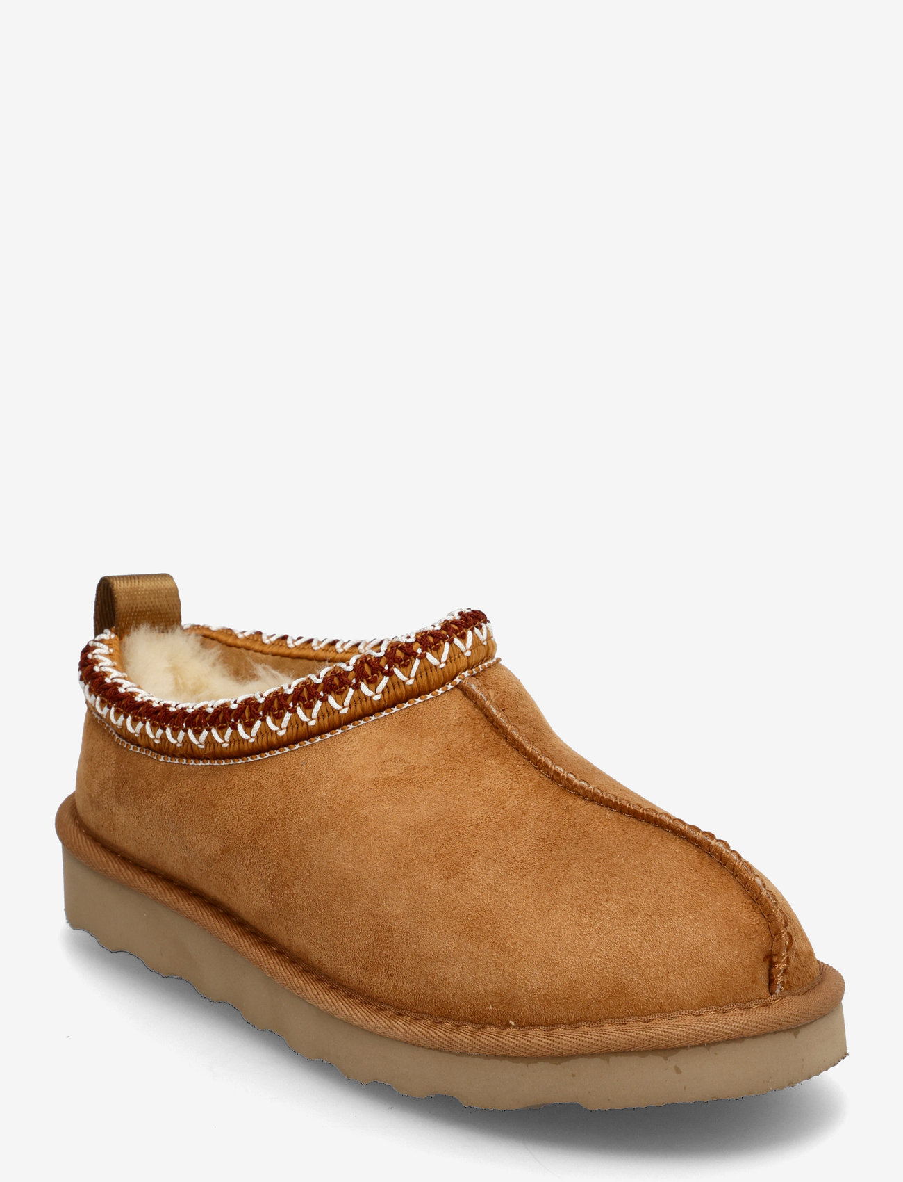 Rosemunde - RWBrisbane Shearling slippers embro - vardagsstil - almond - 1