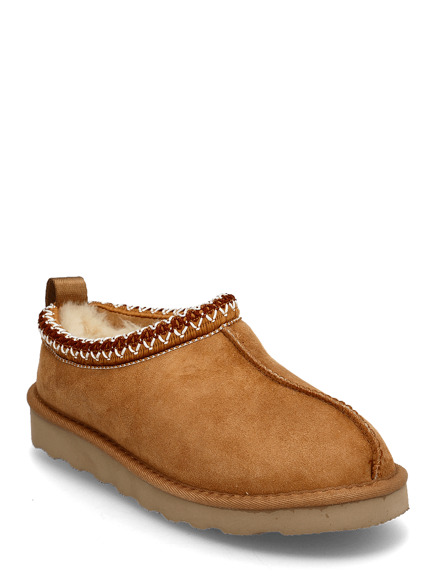 Rosemunde - RWBrisbane Shearling slippers embro - alltags-style - almond - 1