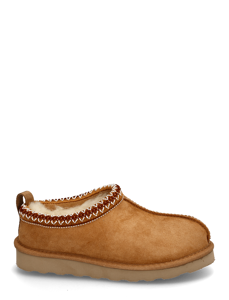 Rosemunde - RWBrisbane Shearling slippers embro - alltags-style - almond - 2