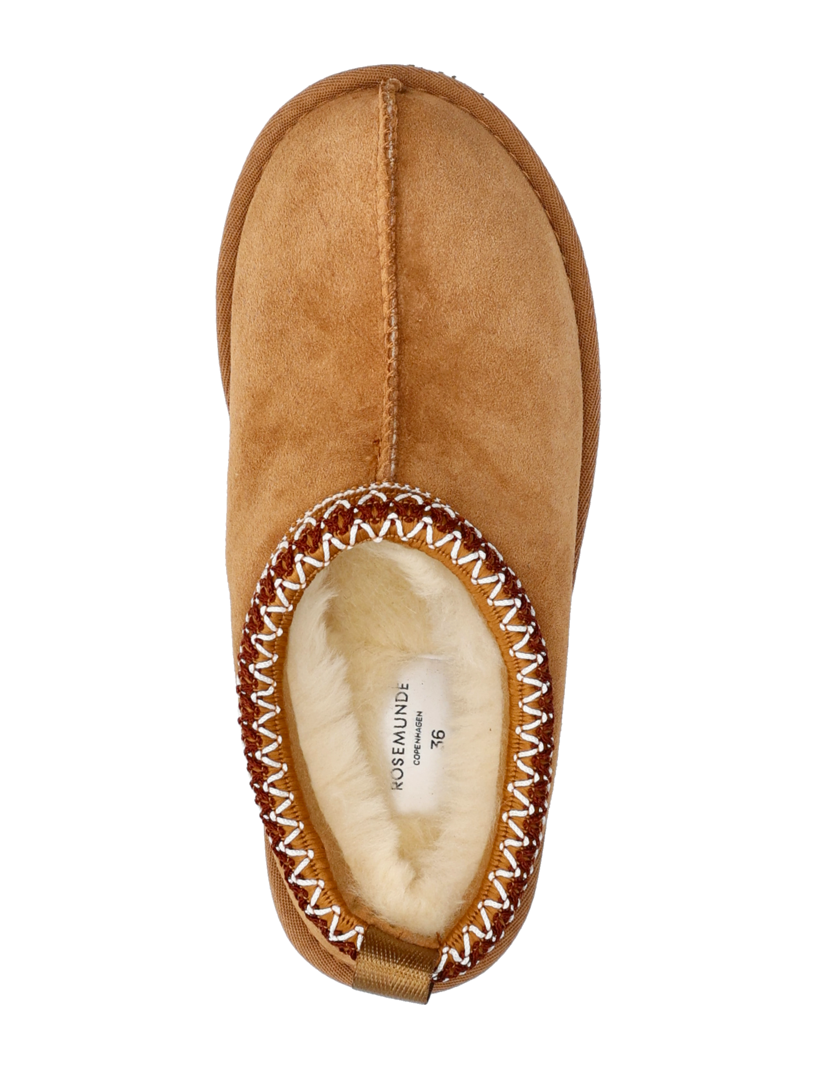 Rosemunde - RWBrisbane Shearling slippers embro - alltags-style - almond - 4