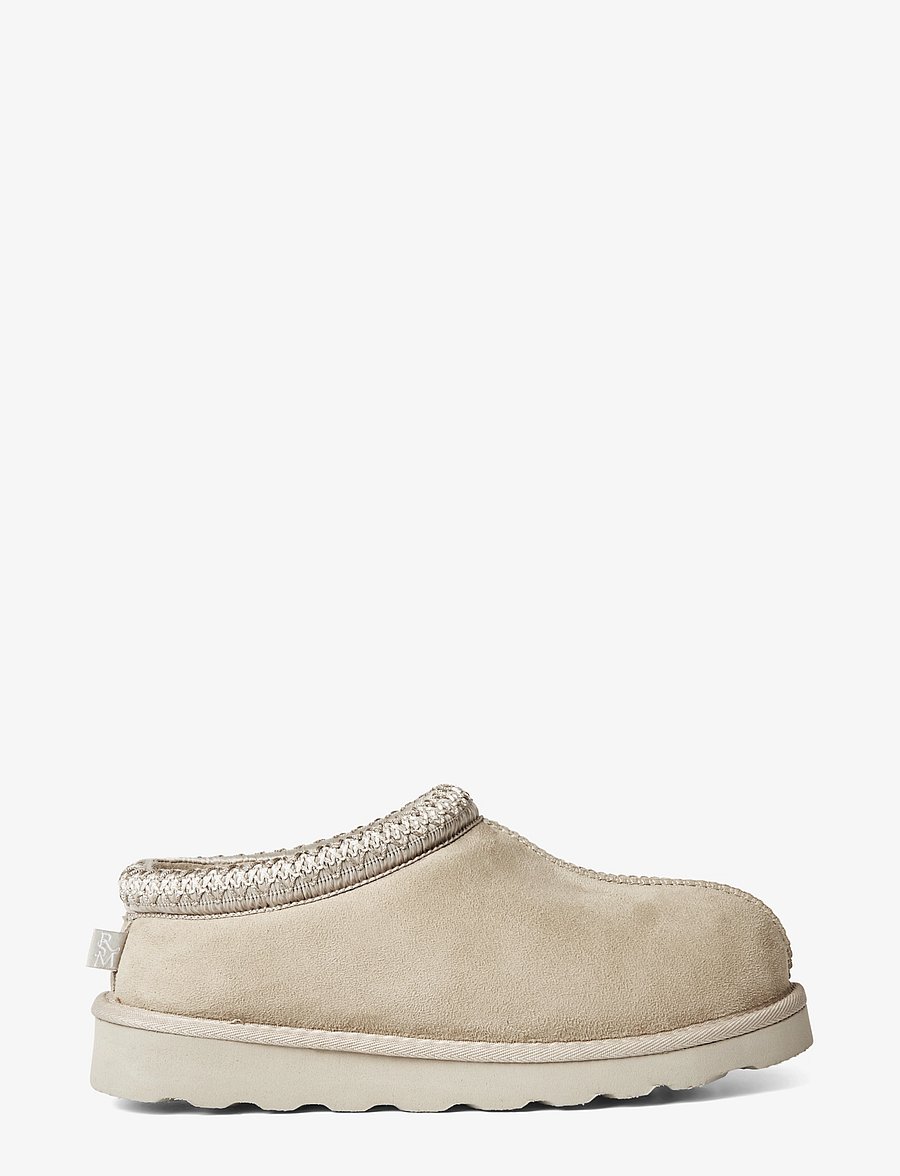 Rosemunde - RWBrisbane Shearling slippers embro - alltags-style - taupe - 1