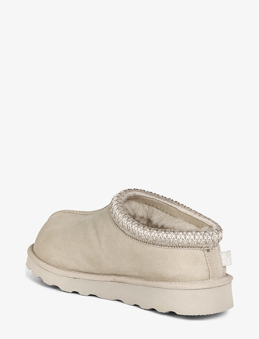 Rosemunde - RWBrisbane Shearling slippers embro - alltags-style - taupe - 2