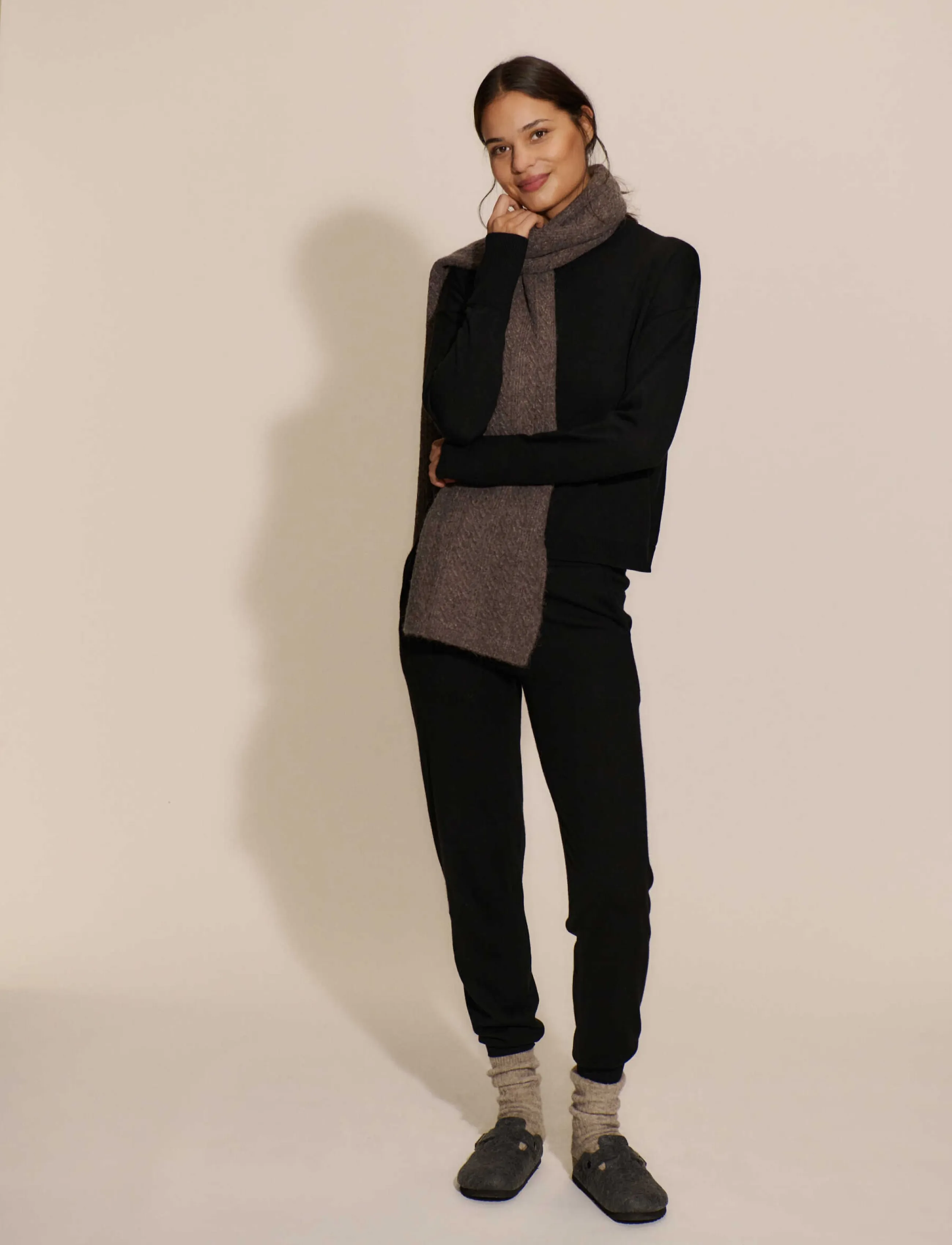 Rosemunde RWValencia Merino Wool MW Trousers - Riided - BLACK / black