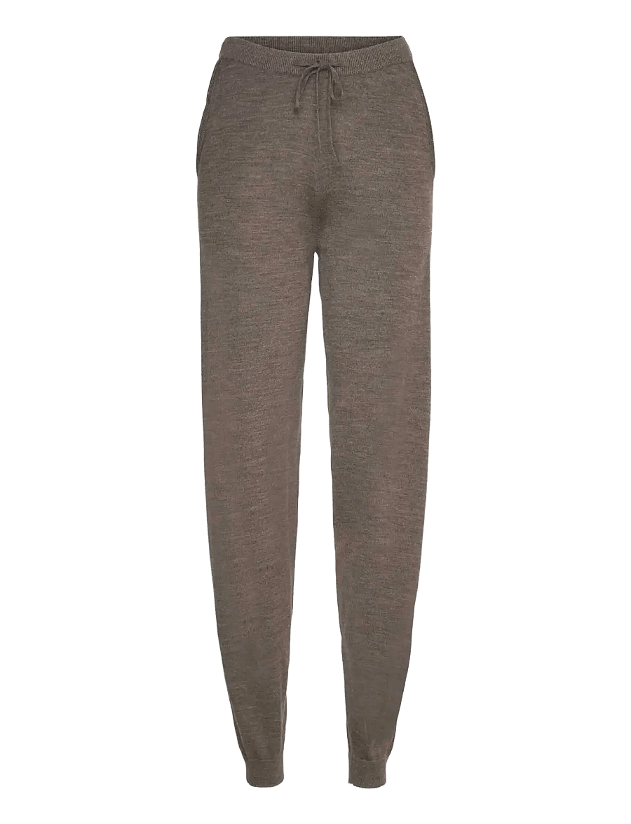 Rosemunde - RWValencia Merino Wool MW Trousers - smoke oak melange - 1