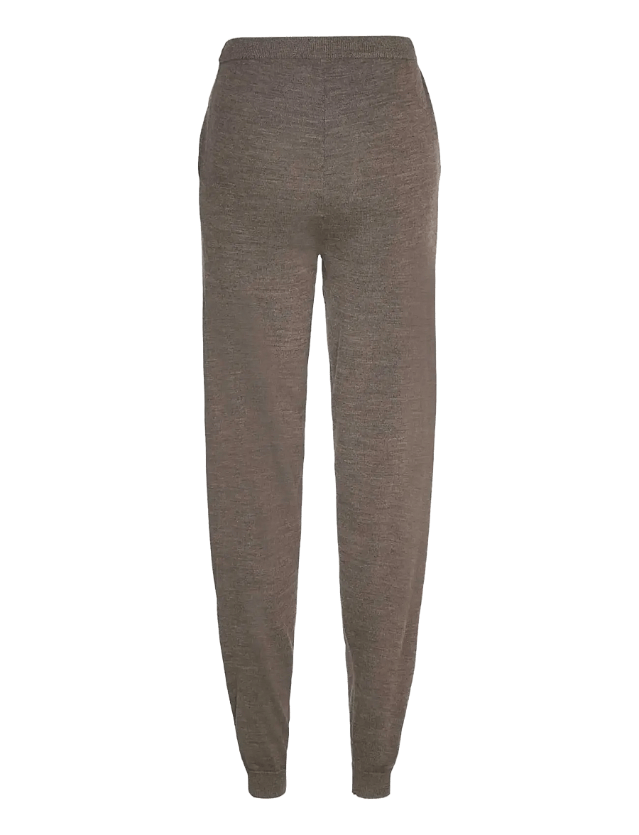 Rosemunde - RWValencia Merino Wool MW Trousers - smoke oak melange - 2