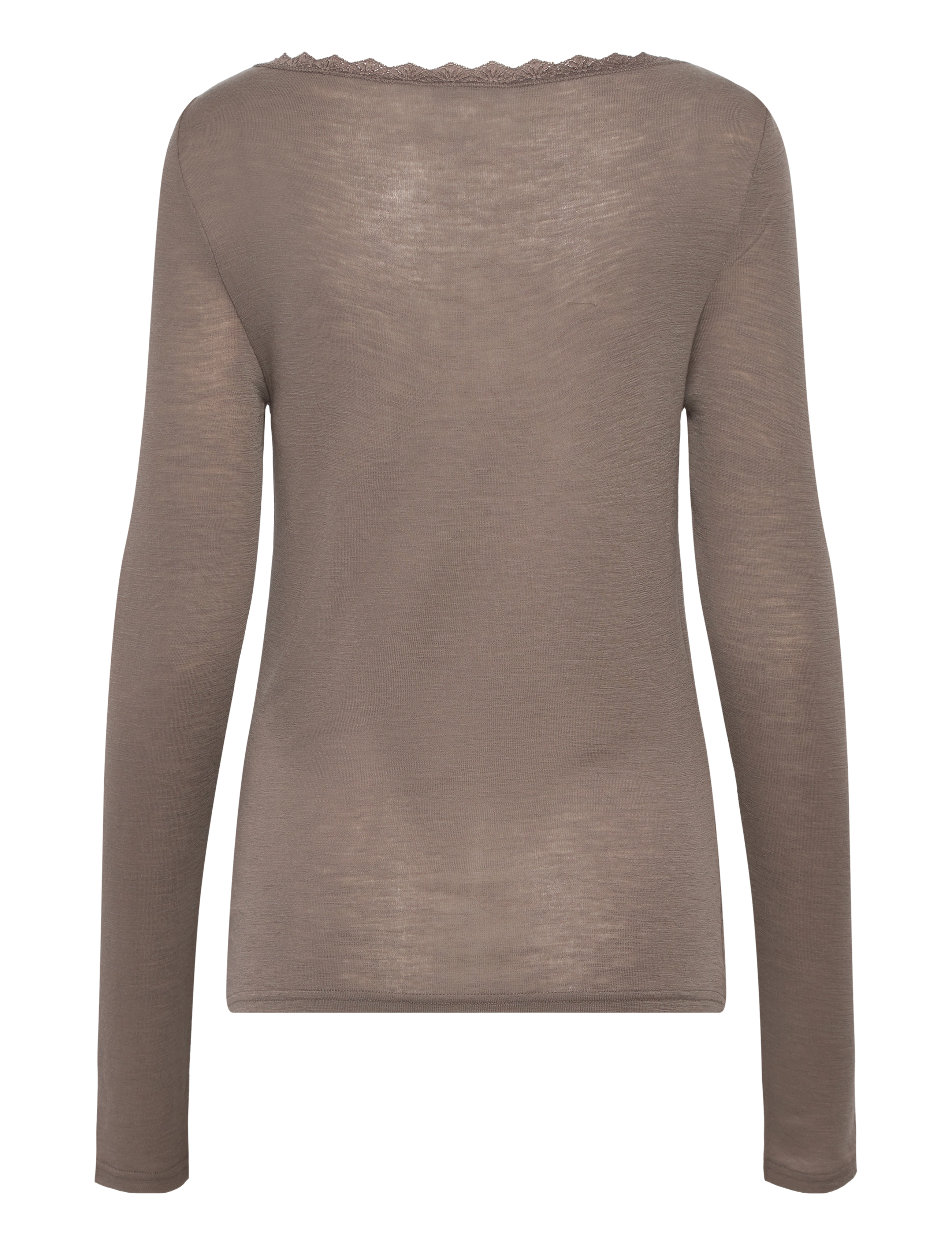 Rosemunde - RWSAmber LS boatneck w. lace - pullover - falcon - 1