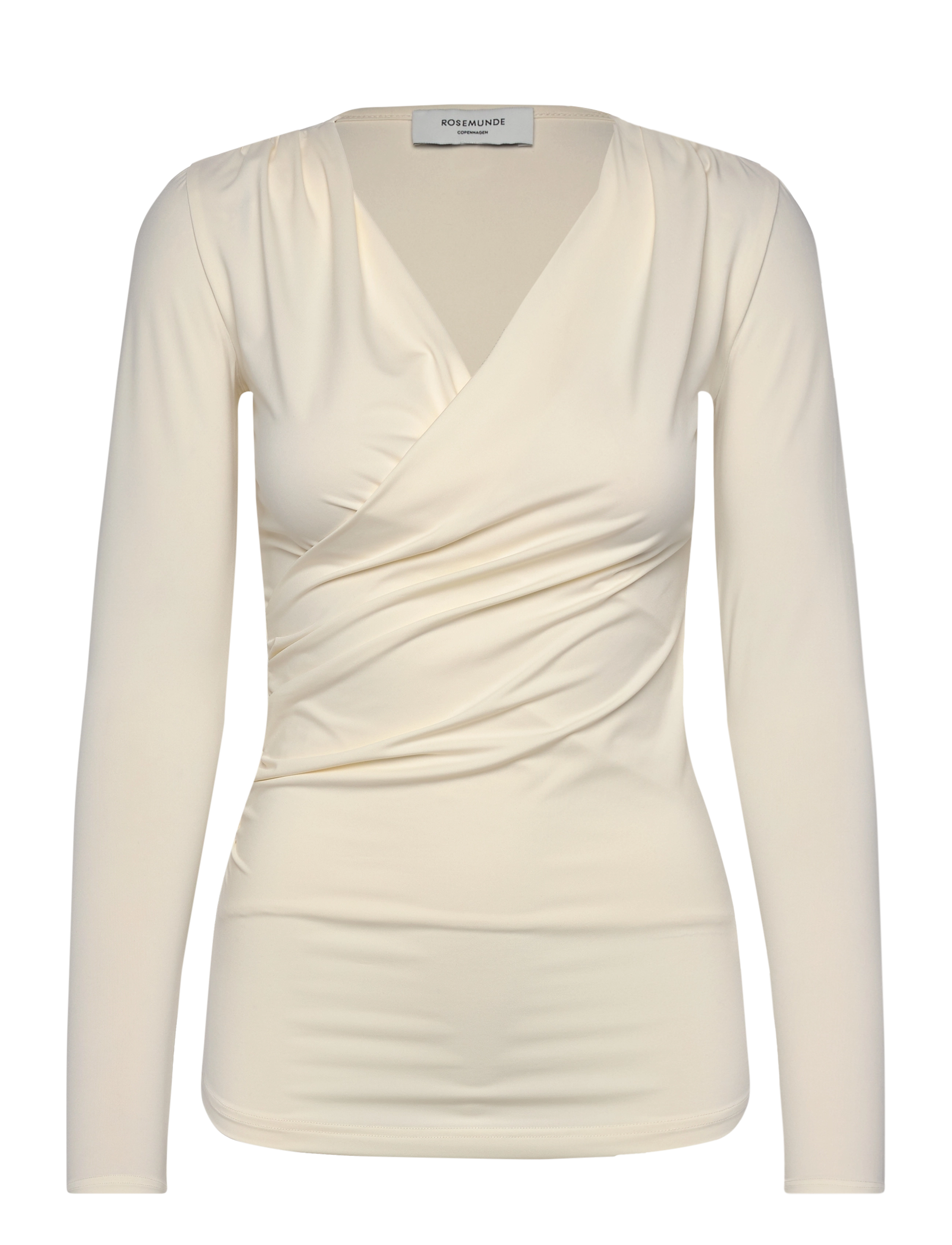 Rosemunde RWSBillie LS v-neck - Klær - IVORY / cream