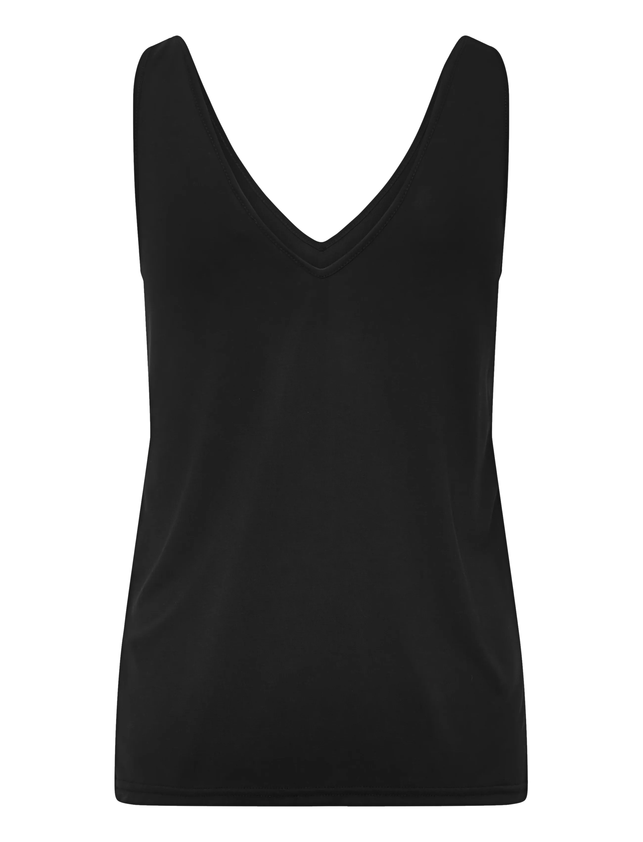 Rosemunde - RWElma SL V-Neck Top - black - 1