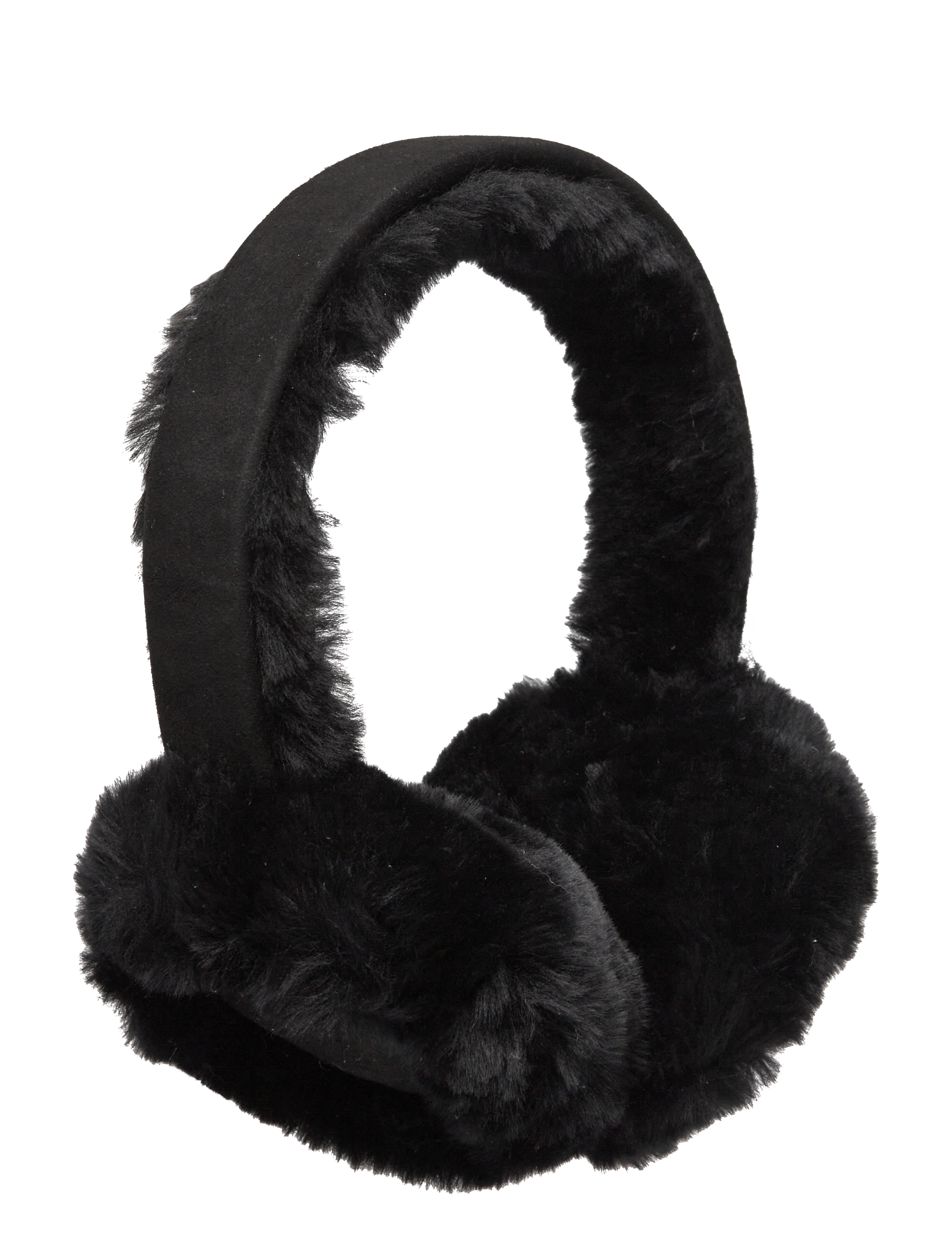 Rosemunde RHSydney Shearling Ear Warmers - Accessories - BLACK / black