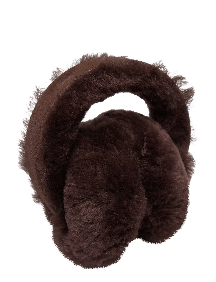 Rosemunde - RHSydney Shearling Ear Warmers - hatte - coffee brown - 1