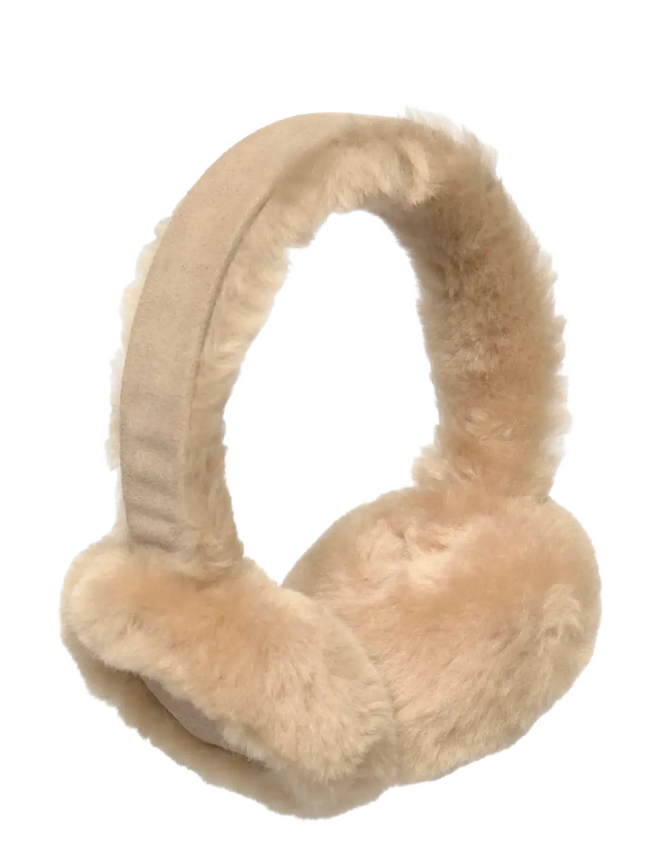 Rosemunde RHSydney Shearling Ear Warmers - Rosemunde - TAUPE / beige