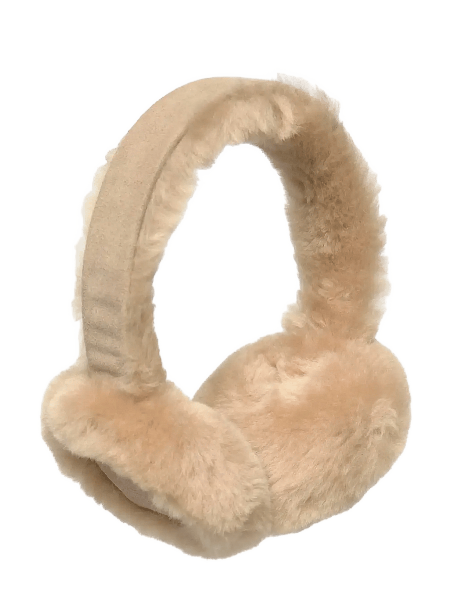 Rosemunde - RHSydney Shearling Ear Warmers - mütsid - taupe - 0