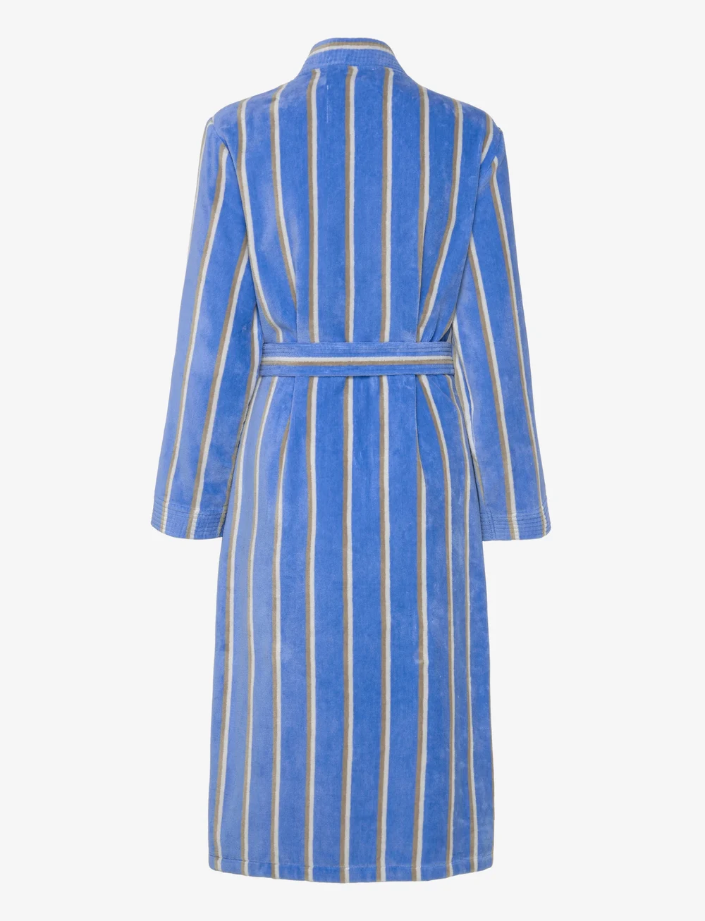 Rosemunde - RWAdamo Striped Robe - morgenkåber - beach blue stripe print - 1