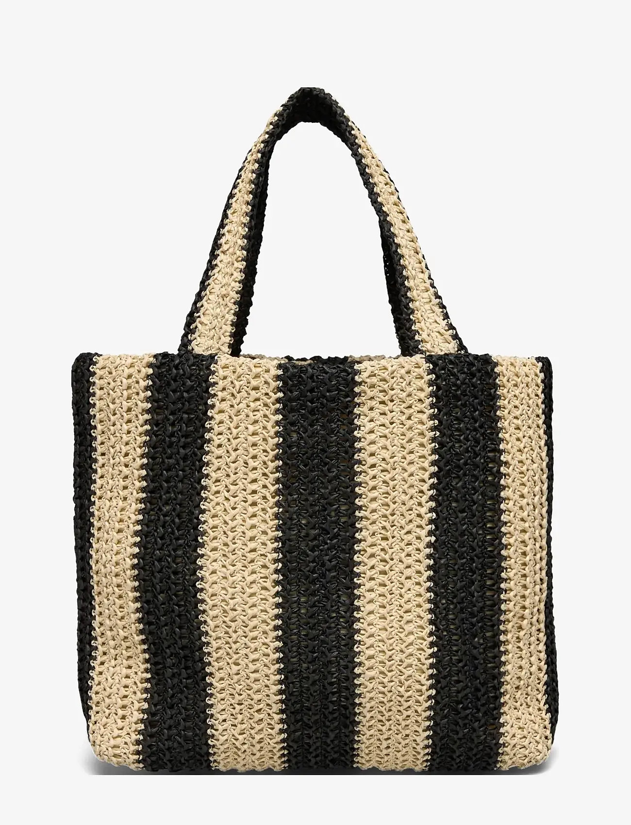 Rosemunde - RBAlva Small Handbag - strandväskor - solid nature w/black stripe - 2