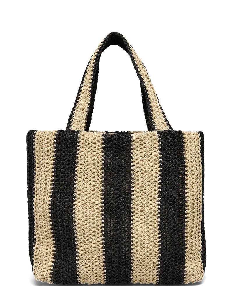 Rosemunde - RBAlva Small Handbag - strandväskor - solid nature w/black stripe - 2